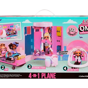 هواپیمای 4 در 1 LOL Surprise سری MGA - LOL Surprise - OMG Plane 4-in-1-اسباب بازی